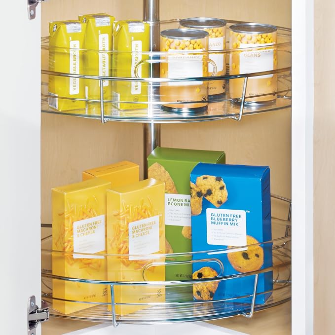 iDesign Clear Plastic 1/4 Wedge Bin, 4-Pack - Image 3