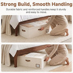 StorageWorks 10 Inch Tall Under Bed Storage Containers with Clear Lid - Image 4