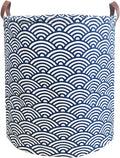 Waterproof Laundry Hamper Collapsible Laundry Basket Leather Handle Laundry Bag Large Clothes Storage Toy Organization for Bathroom Bedroom Laundryroom College Dorms (951-Satisfied laundry hampers) by %E2%80%8ETeLUVHome