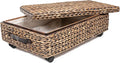 happimess Chett Underbed Storage Bin Wheels 26", Brown Wash by Happimess