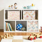 Collapsible Storage Basket Collapsible Fabric Laundry Basket with Handles - Image 7