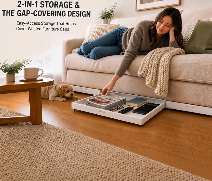 Fokyfok Under Bed Drawers,Under Bed Storage,Under Couch Drawer,1PC - Image 2