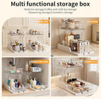Jsyrjing Pull Out 2 Tier Organizer for Kitchen Bathroom and Cabinet Storage Rotating Pantry Rack Under Sink Organizer Clear and Durable Design 1 Pack - Image 7