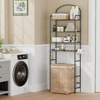 4-Tier Over The Toilet Storage, Bathroom Organizer - Image 8