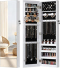 Nicetree Hanging Jewelry Cabinet, Jewelry Organizers and Storage, White by Nicetree