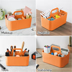 Tiawudi Multipurpose Caddy Organizer, Plastic Caddy with Handle, Stackable Desk Organizer for Stationery, Marker and Pencil, Office Supplies Organizer, Dorm Caddy - Image 5