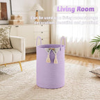 Artfeel Laundry Basket,Woven Cotton Rope Laundry Hamper,40L for Decorative Storage of Dirty Clothes,Toys and Blankets in Bathroom,Baby Room and Living Room - Image 2