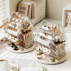 360° Rotating Makeup Organizer, 9.25'' Clear Lazy Susan for Vanity - Image 9