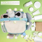 Mesh Shower Caddy Portable - 9 Pockets for College Dorm Room Essential - Image 4