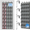 Shoe Rack for Door, Over Door Shoe Organizer for Closet by Zebricolo