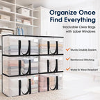 HomeHacks Moving Bags, Heavy Duty Storage Bags for Clothes, 6 Pack 93L - Image 4