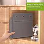 Over the Door Shoe Organizer for 16-20 Pairs, Gray - Image 7