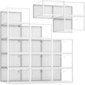 Pinkpum 15 Pack X-Large Shoe Storage Boxes, Shoe Organizer Clear Stackable | Fit US Size 11, 6.2” Height, Shoe Dispaly Case Holder Bins Sneaker Storage for Sneakerheads, For Home and Family, White by Pinkpum