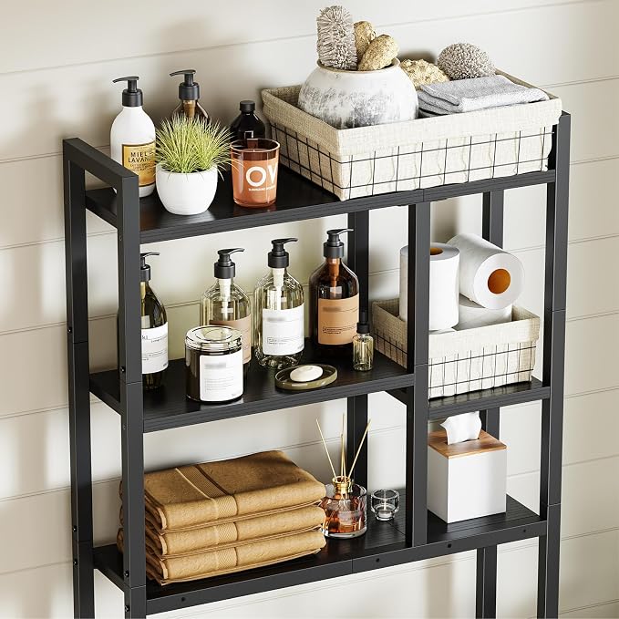 Asgolion Over-The-Toilet Storage Rack, 3-Tier Bathroom Shelves Over Toilet - Image 4