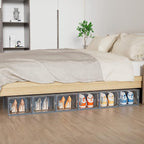 SIMPDIY XL Clear Shoe Storage Boxes, Stackable Shoe Organizer for Closet - Image 8