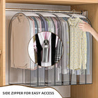Clear Garment Bags for Hanging Clothes, 4-Pack, 40" - Image 6