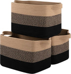 OIASKET Storage Basket for Organizing 3 Pack, Woven Baskets for Storage by OIASKET