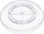 Amazon Basics Clear Lazy Susan Turntable Organizer for Organization, 12-Inch, 2-Pack - Image 4