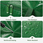 Songrey Extra Large Heavy Duty Moving Bags, 4 Pack, Dark Green - Image 3