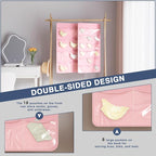 26-Pocket Hanging Closet Organizer for Socks and Underwear, Pink - Image 6