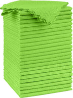 Orighty Microfiber Cleaning Cloth - 24 Pack, Green Cleaning Rags 12x11 inch by AllRightinOrighty