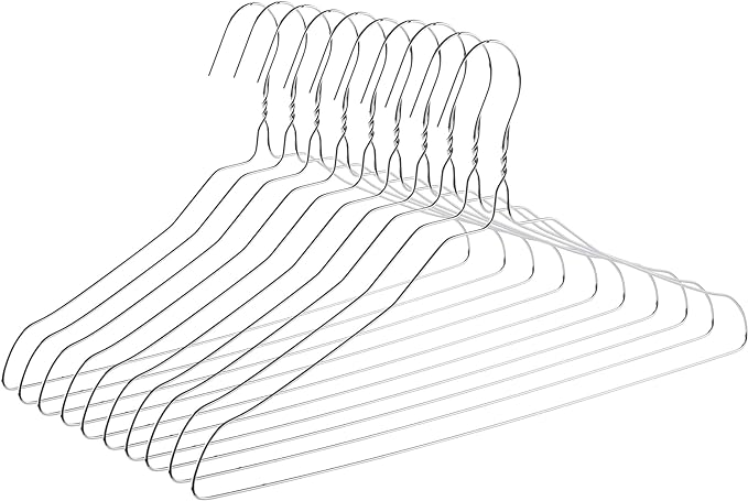 Mr. Pen- Metal Wire Hangers, 10 Pack, Silver by MrPen