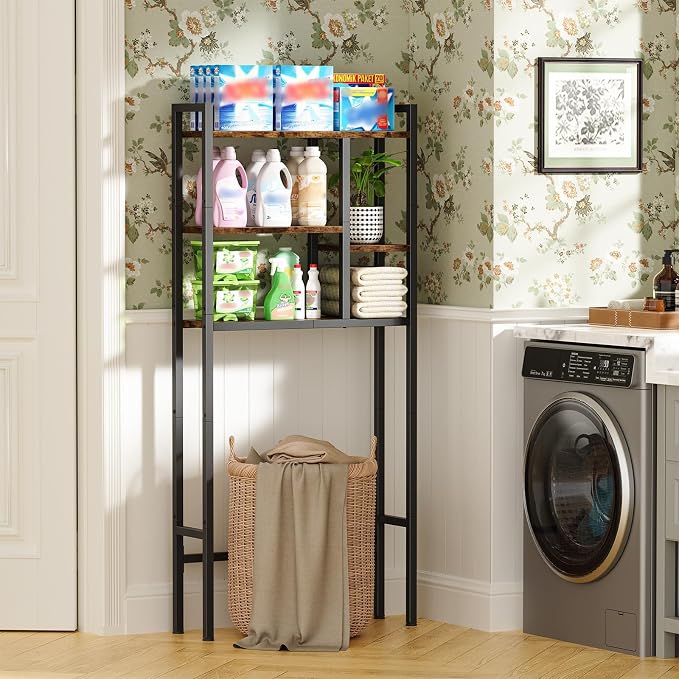 Asgolion Over-The-Toilet Storage Rack, 3-Tier Bathroom Shelves Over Toilet - Image 8