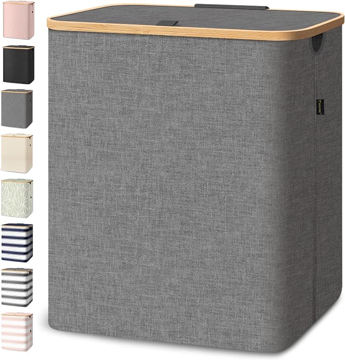 BALEINE 140L Laundry Hamper with Lid, Large Laundry Basket Bin by BALEINE