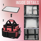 SCAVATA Compact Wearable Cleaning Caddy with Handle & Shoulder Straps - Image 4