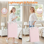 3-Pack Laundry Basket, Collapsible Laundry Hampers, 100L, Pink - Image 6