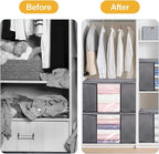 2 Pack Clothes Storage Bags, 90L Large Blanket Storage Bag Comforter Storage Bin with Reinforced Handle and Lid Foldable Closet Organizer and Storage Containers for Bedding Pillows Sheets and Duvet - Image 5