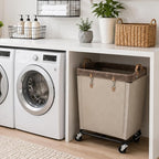 StorageWorks 210L Laundry Basket with Wheels, Rolling Hampers for Clothing - Image 7