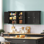 ChooChoo Laundry Cabinet with 3 Doors and Adjustable Shelves - Image 2