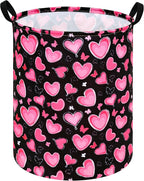 MAIZMZ Girls Storage Basket Kids Hamper Storage Bins Organizer Toy Box Large Canvas Waterproof Laundry Basket for Home/Dorm/Kitchen/Pet/Office/Closet/Shelf/Gift Baskets by Unknown
