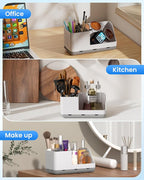 Toothbrush Holder Bathroom Counter Organizer & Storage Detachable - Image 7