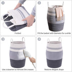 Large Laundry Basket Hamper Woven Blanket Basket Clothes Hamper - Image 7