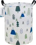 Round Forest Laundry Hamper Waterproof Fabric Home Storage by ONOEV