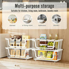 GAOKASE 6 Pcs Stackable Wire Baskets for Pantry Organizers and Storage, - Image 5