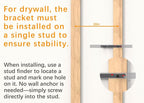 BAYKA Rustic Brown Bathroom Floating Shelves, 15.7in, 3Pk, Wall Mount Shelf - Image 9