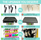 Shoe Rack for Door, Over Door Shoe Organizer for Closet - Image 6
