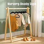 Utopia Home Kids Velvet Hanger 20 Pack – 11" Premium Baby Hangers - Black - Image 9
