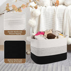 OIASKET Storage Basket for Organizing 3 Pack, Woven Baskets for Storage - Image 3