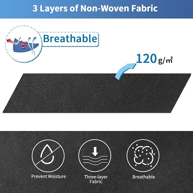 Blanket Storage Bags 120L for Comforter Clothes Bedding 2 Pack Black - Image 4