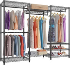 VIPEK V5 Heavy Duty Clothes Rack, Freestanding Modular Closet System, Black by VIPEK