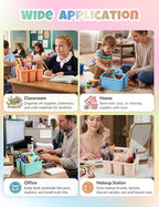 6 Pack Classroom Caddy Organizer with Handle, Table Caddy Classroom - Image 6