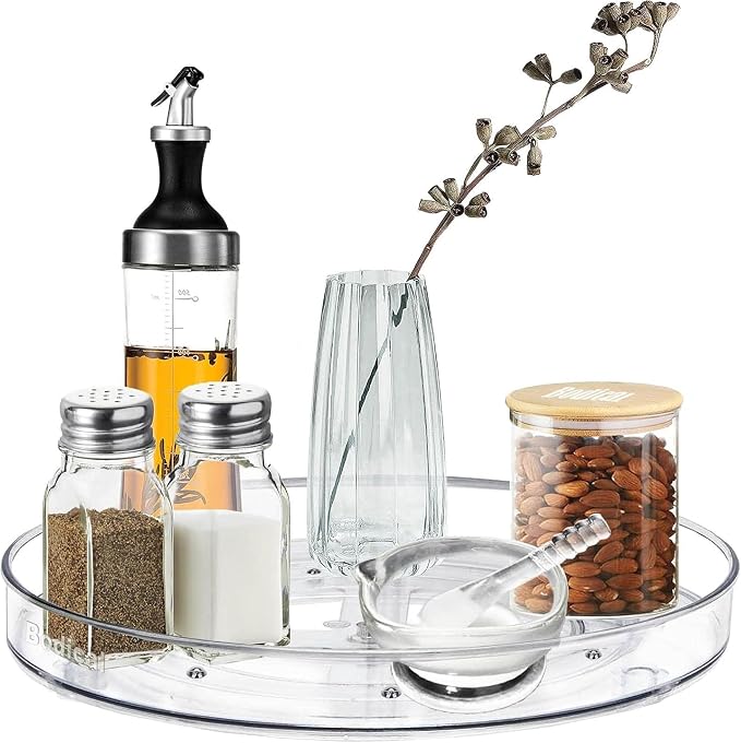 2 Pack Lazy Susan Organizer,10.6" Turntable Organizer for Pantry - Image 5