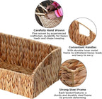Pantry Baskets for Organizing, Wicker Basket Shelf Storage - Image 3