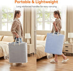 Lifewit 100L Large Laundry Baskets, 2 Pack, Reinforced Handles, Grey&Blue - Image 5