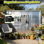 2 Pack Magnetic Broom Holder Wall Mounted Anti Slip Rack - Image 2