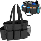 LoDrid Professional Cleaning Tote Caddy for Cleaning Supply, Black by LoDridDirect